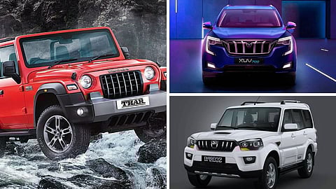 Thar, Scarpio And XUV 700