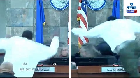 Judge Beaten By The Accused In Las Vegas USA