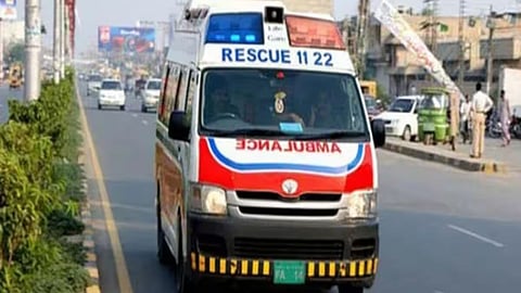 A bomb exploded outside the house of Malik Shah Mohammad Khan