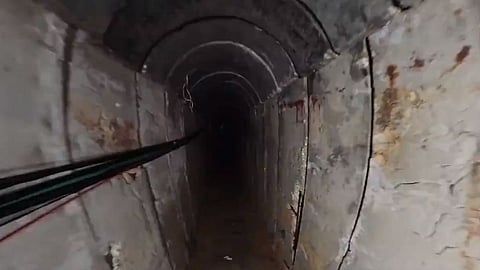 Hamas' 1km long tunnel exposed by IDF