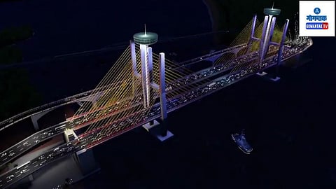 Observatory Tower & Viewing Gallery on New Zuari Bridge Goa