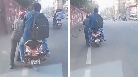 The 'Rapido' bike ran out of petrol