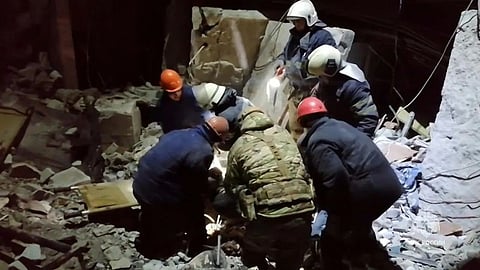 Indiscriminate firing on a bakery in the Russian-held town of Lysichansk