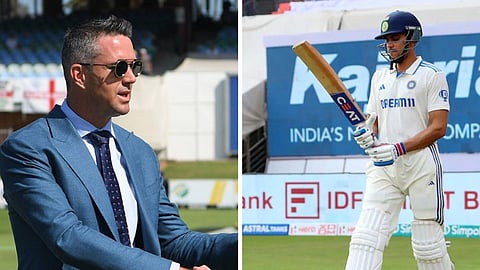 Kevin Pietersen bats for Shubman Gill