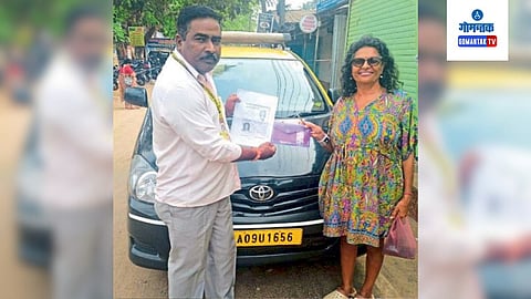 Taxi driver Prakash Naik