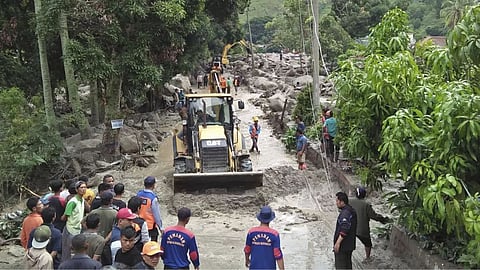 Landslide After Torrential Rains On Sumatra Island Of Indonesia