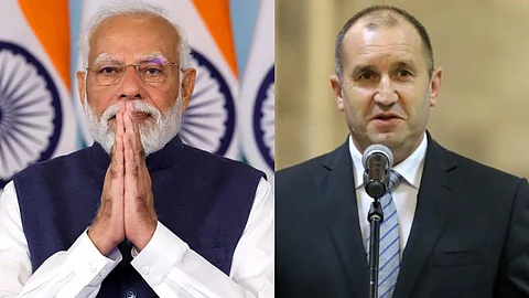 PM MODI- Bulgarian President Rumen Georgiev Radev