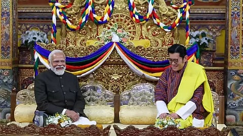 Prime Minister Narendra Modi was honored with the Order of the Druk Gyalpo