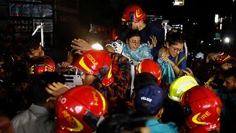 43 people died in a fire in a hotel in Bangladesh