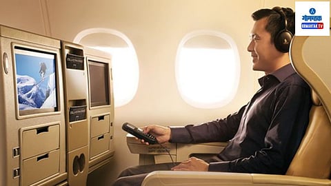 IndiGo in-flight entertainment Delhi- Goa Flight