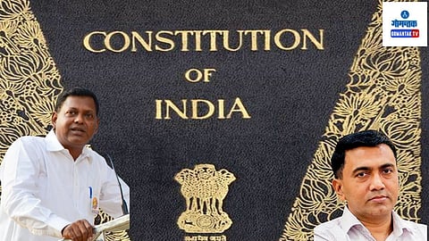 Capt Viriato Fernandes And CM Pramod Sawant