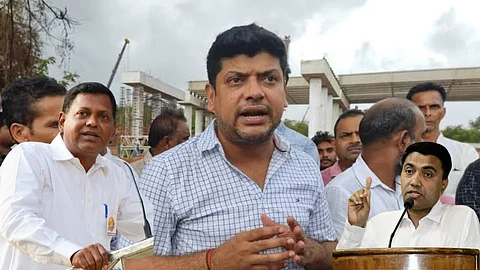 Amit Patkar, Viriato Fernandes And CM Pramod Sawant