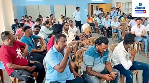The people of sancoale have demanded that the panchayat cancel the license of the planned mega housing project