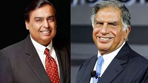 mukesh ambani & ratan tata