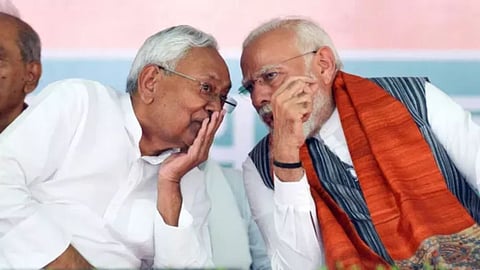 Nitish Kumar & PM Modi