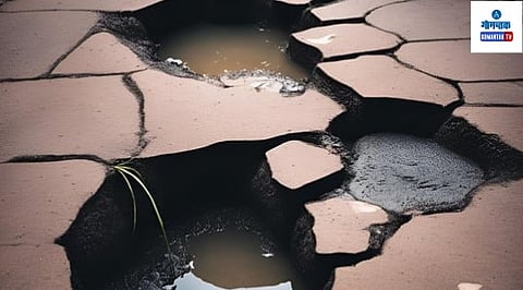 Goa Roads: ग्रामस्थांनी हा विषय वेळोवेळी ग्रामसभेत पंचायतीच्या नजरेस आणून देऊन या कामासाठी दुर्लक्ष होत आहे