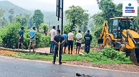 Canacona News: मुसळधार पावसामुळे झाडांची पडझड तर एका जुन्या घराचा भाग कोसळला