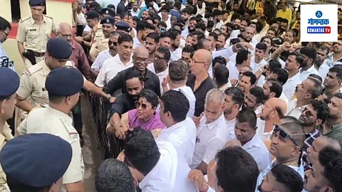 'CM येत नाहीत तोवर एक इंचही मागे हटणार नाही'; टॅक्सी चालकांचा पेडण्यात 'चक्का जाम', पोलिस बंदोबस्त तैनात
