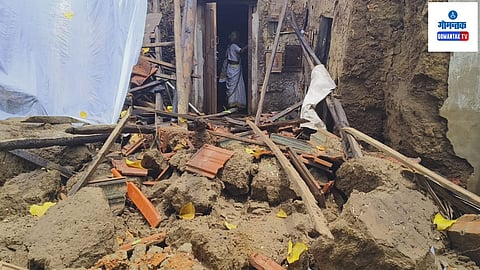 House Collapsed In Siolim