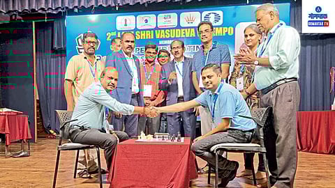 Goa Chess: आर्यव्रत नाईक देसाई याच्यासह राज्यातील बुद्धिबळपटूंनी श्री वासुदेव व्ही. धेंपे स्मृती दुसऱ्या फिडे मानांकन बुद्धिबळ स्पर्धेत विजयी सलामी दिली