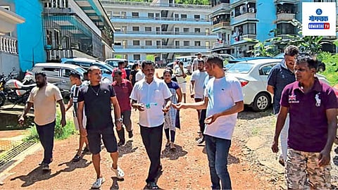 Cortalim: कुठ्ठाळी,चावडेर नावता येथील मेलिझा ग्रीन व्हॅली अपार्टमेंटमधील दूषित सांडपाणी सार्वजनिक गटारातून सोडल्याने येथे आरोग्यविषयक प्रश्न उपस्थित झाला आहे