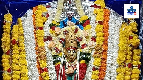 Shree Bhagwati Haldonkarin Devasthan: ही देवी महिषासुरमर्दिनीच्या स्वरूपात असून तुळजापूरच्या तुळजाभवानी मातेची मूर्ती व या देवीची मूर्ती एकसमान आहेत