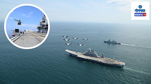 Indian And Italy Navy Practice