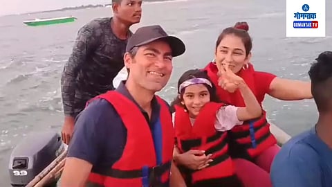 Mohammad Kaif Goa Trip: बाणावली येथे स्थानिक मच्छीमाराबराेबर कैफचे कुटुंब रमले पारंपारिक मासेमारीत