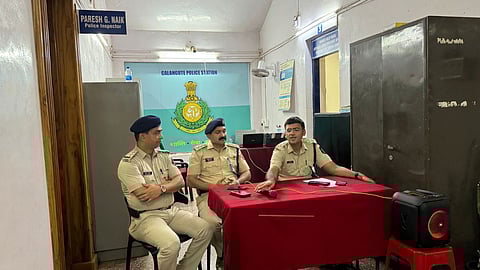 Goa Police On Calangute Safety