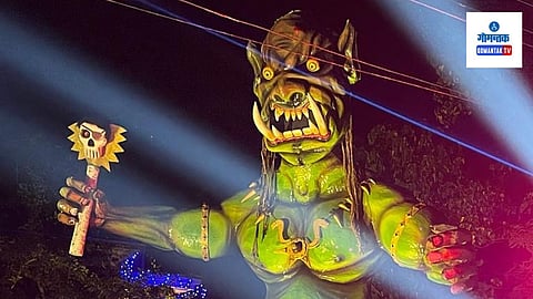 Narkasur Making In Goa