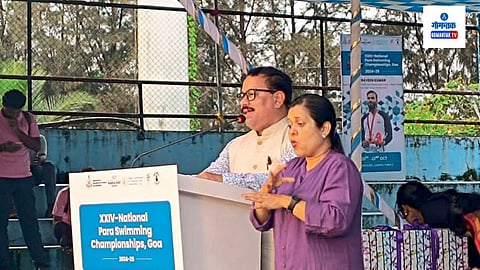 Subhash Phaldesai: क्रीडा क्षेत्रात आता गोव्याची नवी ओळख निर्माण झाली आहे. राज्य सरकार राष्ट्रीय पातळीवरील विविध क्रीडा स्पर्धांसाठी चांगल्या सुविधा पुरविण्यासाठी कटीबद्ध असल्याचे प्रतिपादन दिव्यांगजन सक्षमीकरण खात्याचे मंत्री सुभाष फळदेसाई यांनी रविवारी केले. ते २४व्या राष्ट्रीय पॅरा जलतरण स्पर्धेच्या उद्घाटन प्रसंगी बोलत होते.