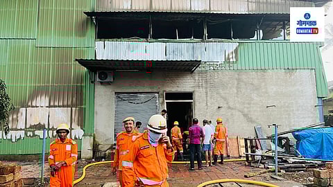 Goa, Cacora Industrial Estate: काकोडयातील औद्योगिक वसाहतीमधील गौरी पॅकेजिंगला भीषण आग; कोट्यवधींचे नुकसान