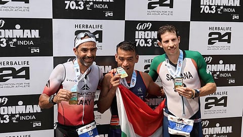 Ironman 70.3 Goa: भारतीय सैन्यदलातील बिश्वरजीत सायकोम ठरले ‘आयर्नमॅन’चे विजेते, इजिप्तची यास्मिन हलावा महिलांमध्ये अव्वल