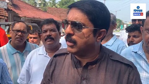 Fatorda Old Market Inspection: फातोर्ड्याचे आमदार विजय सरदेसाई यांनी सहकाऱ्यांसमवेत फातोर्ड्यातील जुन्या बाजाराची पाहणी केली