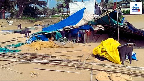 Rajbagh Beach Illegal Constructions