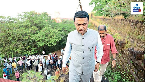 CM Pramod Sawant, Mormugao Fort