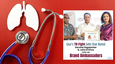 Tuberculosis Brand Ambassador Goa: आरोग्यमंत्री विश्वजीत राणे यांनी अभिनेत्री वर्षा उसगावकर आणि जॉन डी सिल्वा गोव्याचे टीबी ब्रँड ॲम्बेसेडर म्हणून सामील झाल्याची माहिती दिली