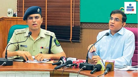 SP Rahul Gupta, DGP Alok Kumar