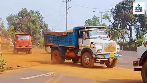 vedanta truck mining transport