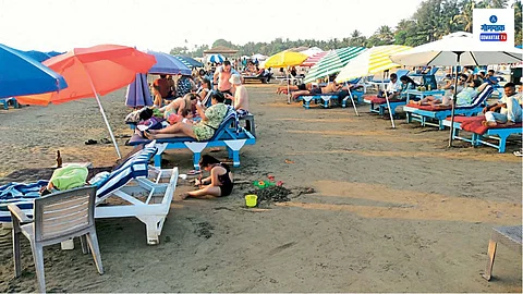 Morjim Beach Encroachment