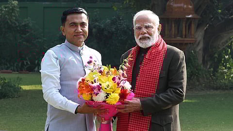 Goa CM Meet PM Modi: गोव्याच्या मुख्यमंत्र्यांनी घेतली पंतप्रधान नरेंद्र मोदींची भेट; दिल्लीत भेटीगाठी सुरुच