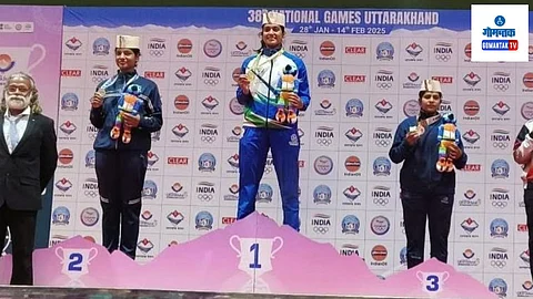 Goa's Bhuvaneshwari Jadav clinches first-ever Gold in Kalaripayattu at the 38th National Games in Uttarakhand.