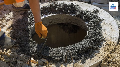 Manhole construction delay in St inez