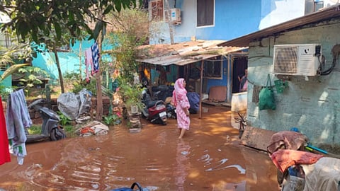 Bhatle, Goa: भाटले येथे जलवाहिनी फुटली! स्मार्टसिटीच्या कामांवेळी घडला प्रकार; मोठ्याप्रमाणात पाण्याची नासाडी