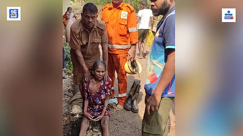 75 year Old Woman Rescued