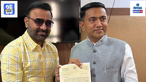 Minister Santosh Lad Meets Goa CM Produce Letter