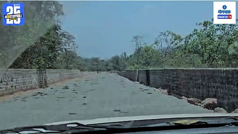 Road between amadgaon and lafde