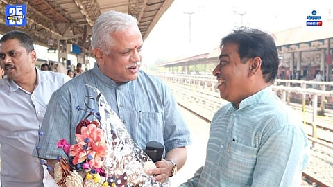 B L Santosh Goa Visit