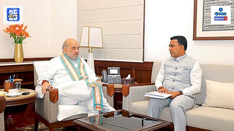 CM Pramod Sawant, Amit Shah