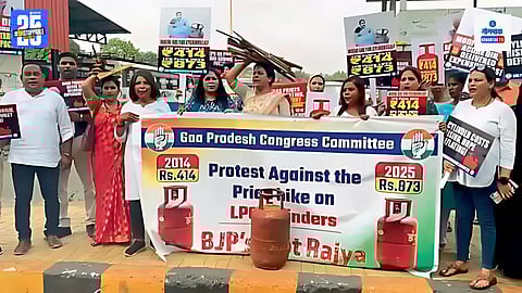 Womens Congress Protest Margao